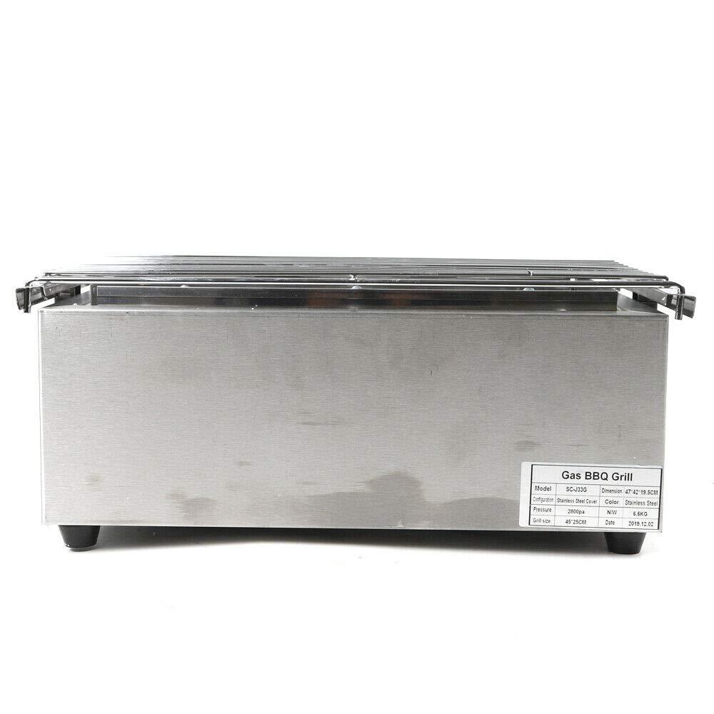 Propane Infrared Steak Grill - Efficient Heating Outdoor Portable Gas Grill with Vertical Cooking, Stainless Steel Single Burner, Perfect for Steak, Ribeyes, Picnic, BBQ