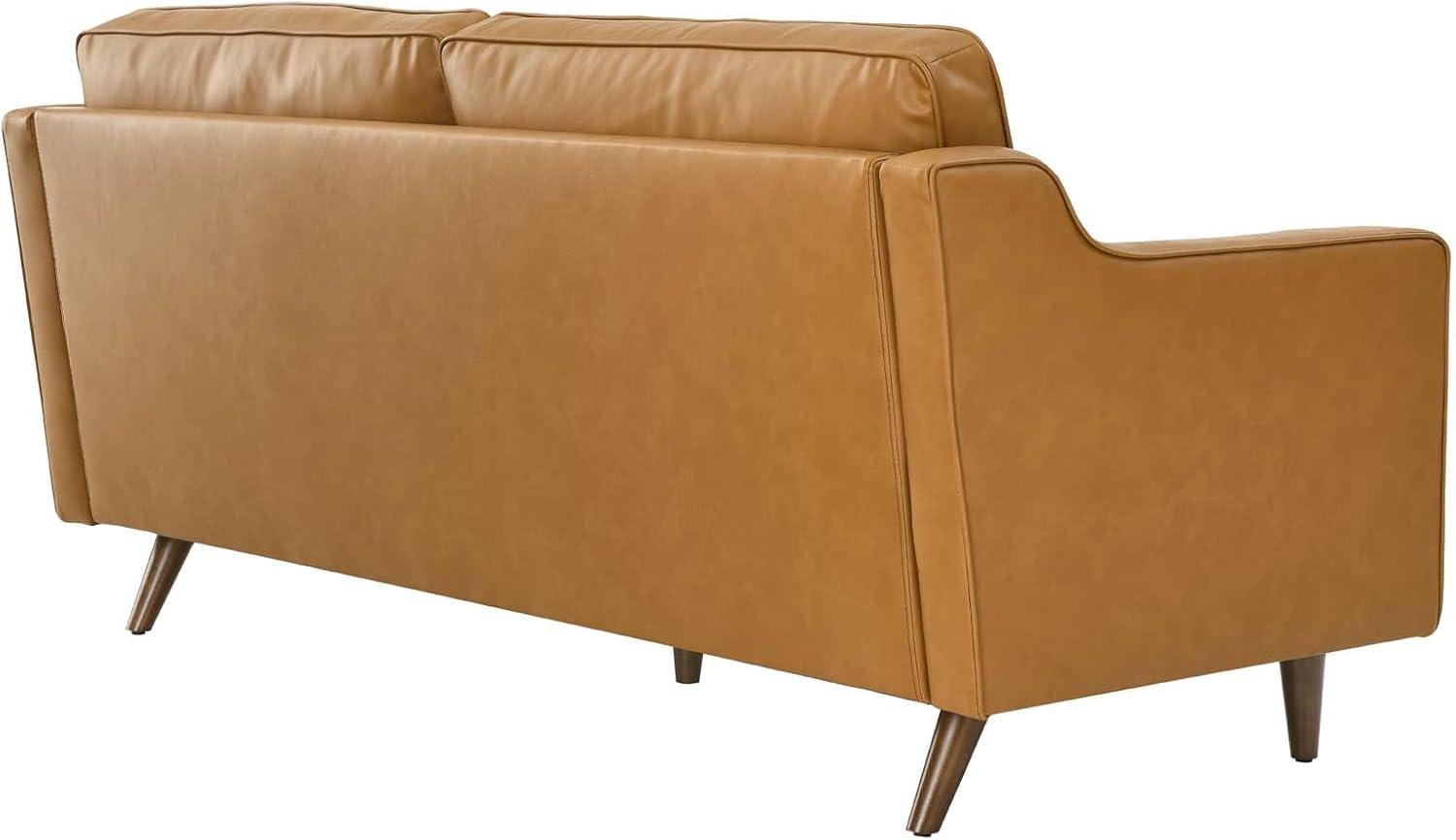 Impart Genuine Leather Sofa Tan