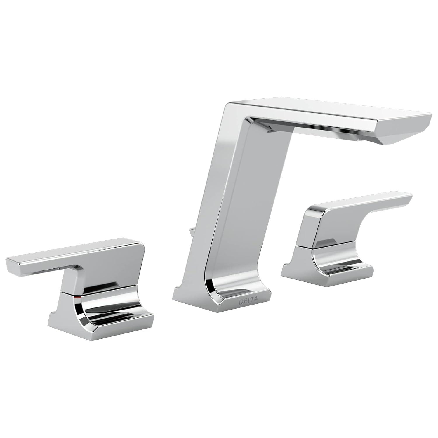 Pivotal Widespread Bathroom Faucet with Drain Assembly