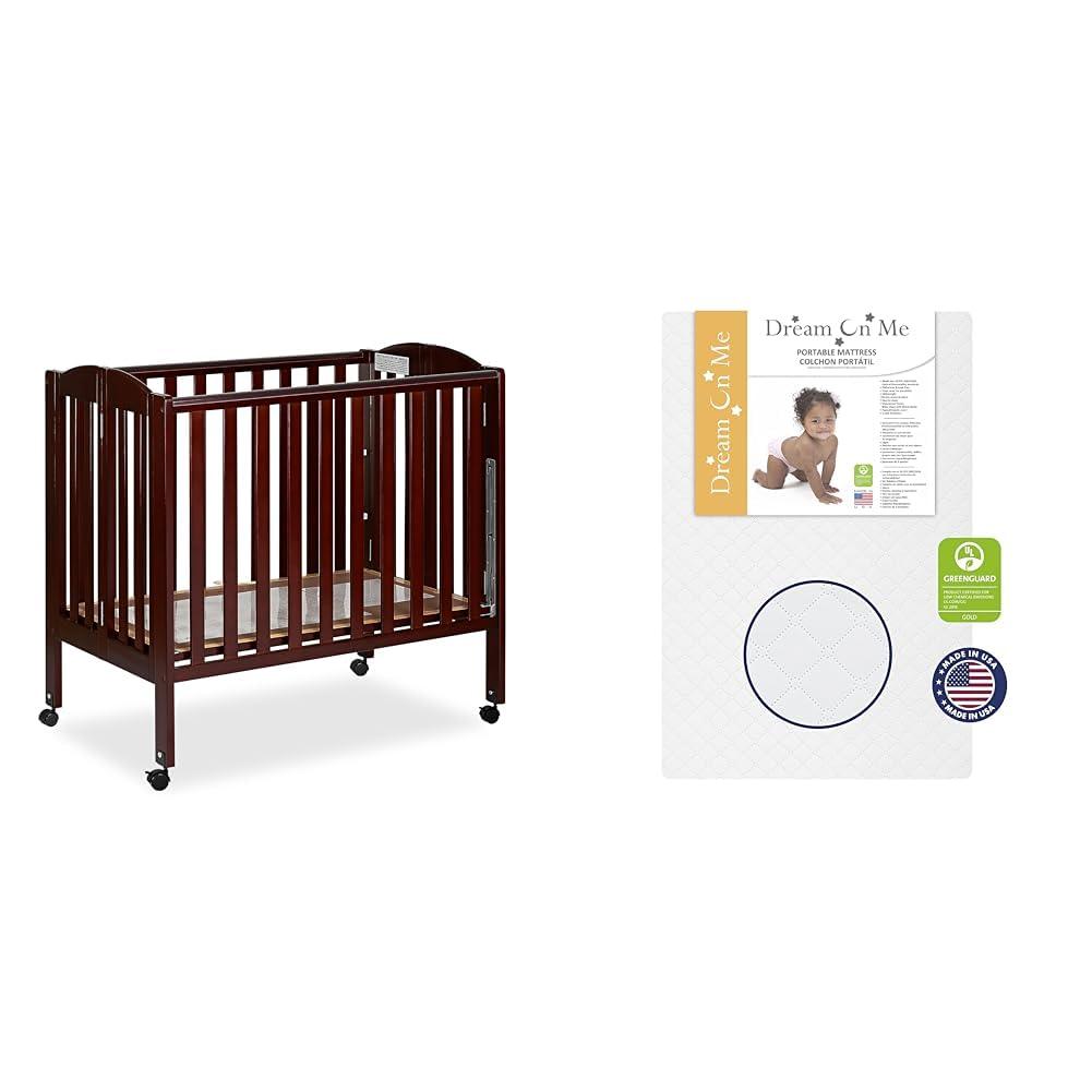 Dream On Me 2-in-1 Mini Convertible Portable Crib