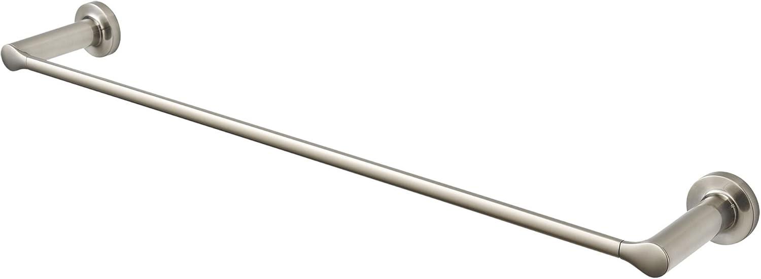 Brushed Nickel 24-Inch Wall Mounted Towel Bar