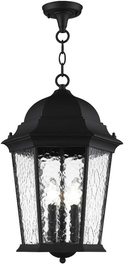 Livex Lighting Hamilton 3 - Light Pendant in  Textured Black