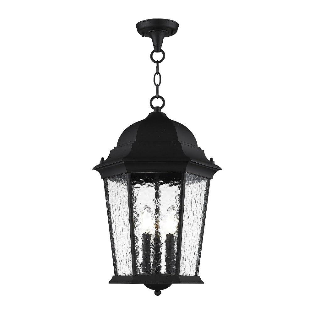 Livex Lighting Hamilton 3 - Light Pendant in  Textured Black