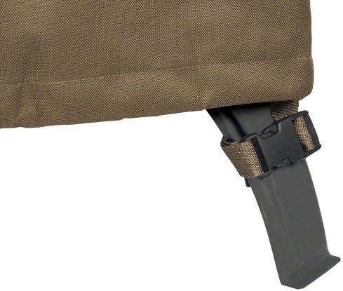 Beige and Brown Water-Resistant Canopy Swing Cover