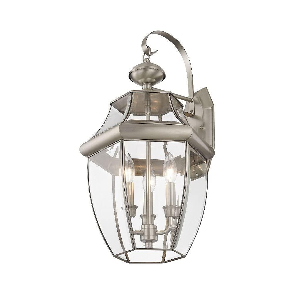 Livex Lighting Monterey 3 - Light Wall Light in  Brushed Nickel