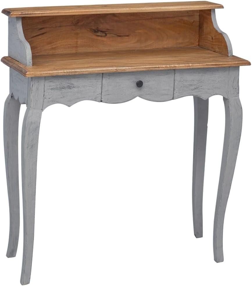 vidaXL Writing Desk Solid Reclaimed Wood 31.5"x15.7"x36.2"