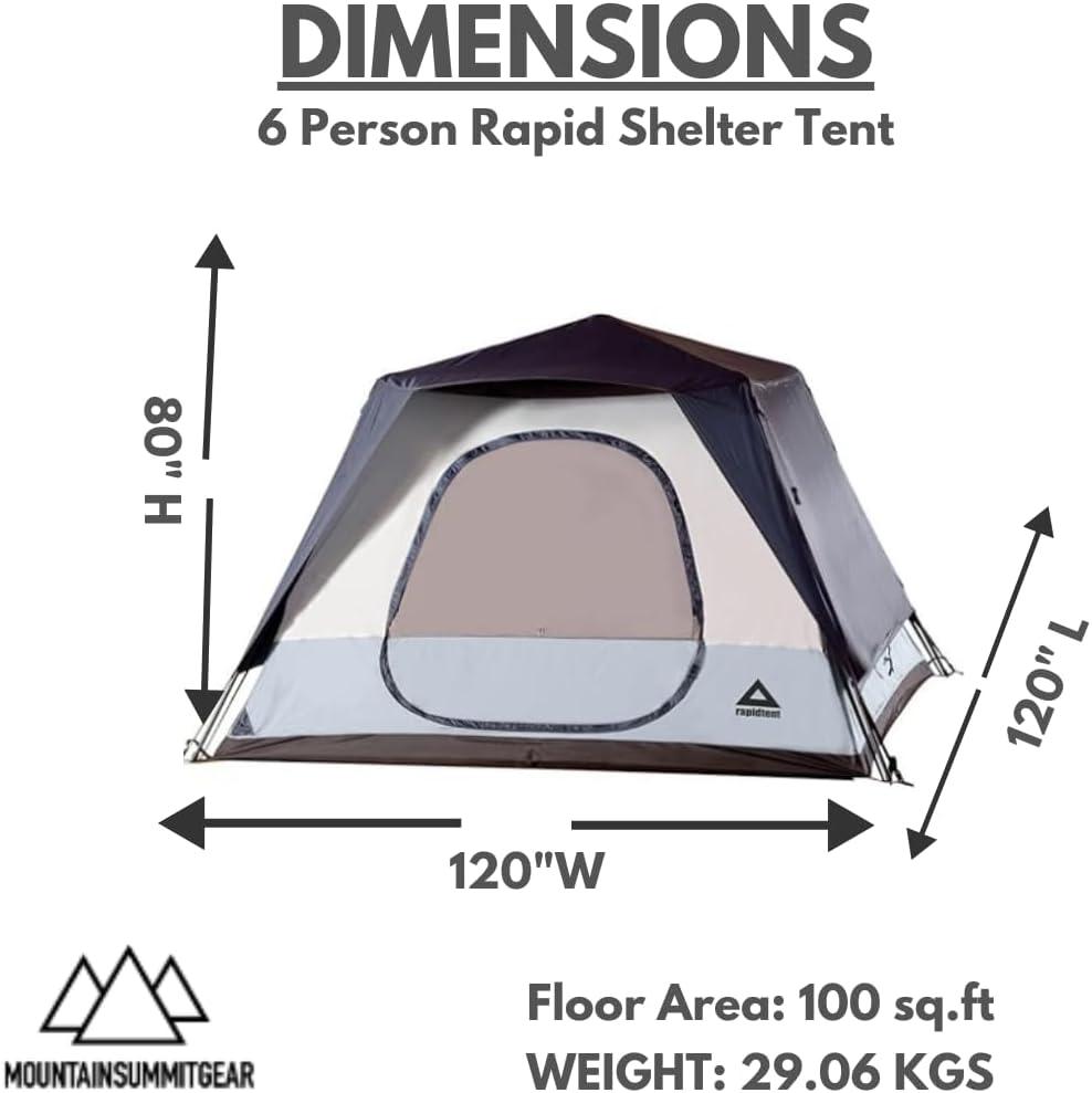 Caddis Rapid 6 Quick Set Tent