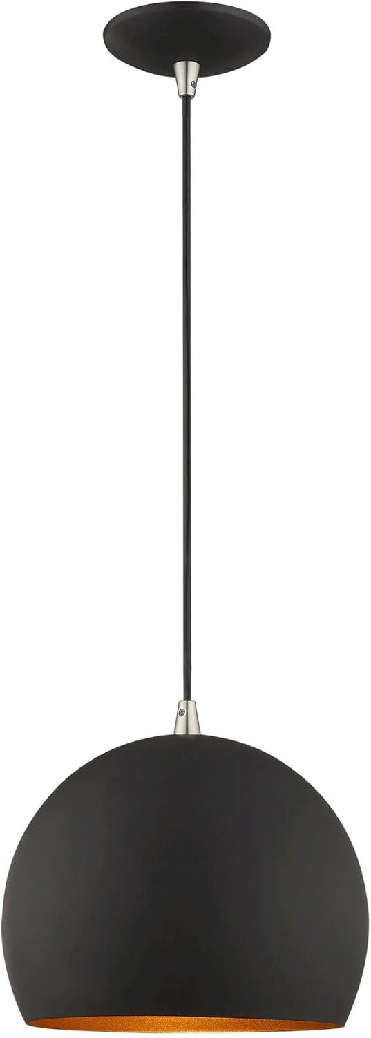 Schultz Single Light Metal Dimmable Pendant