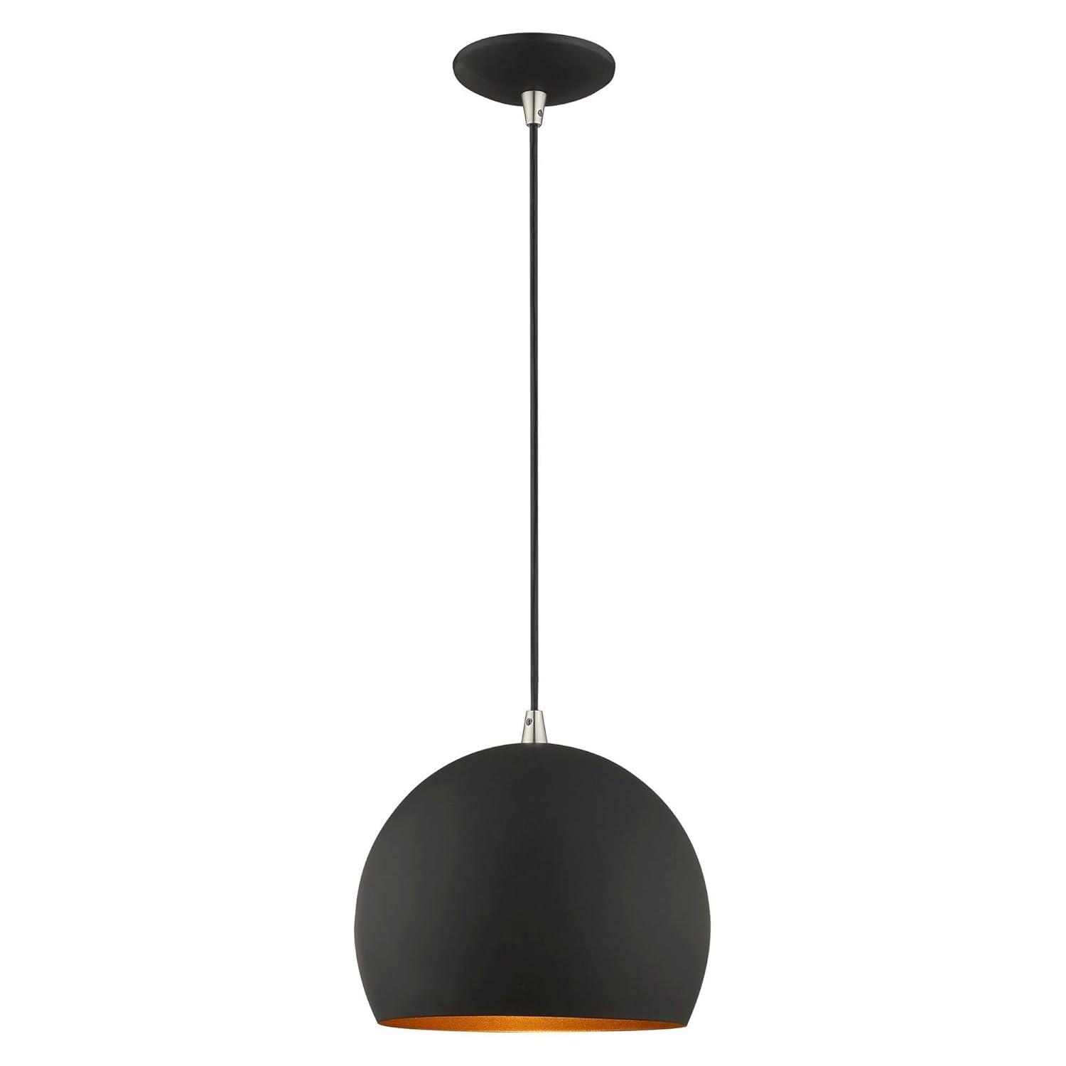 Schultz Single Light Metal Dimmable Pendant