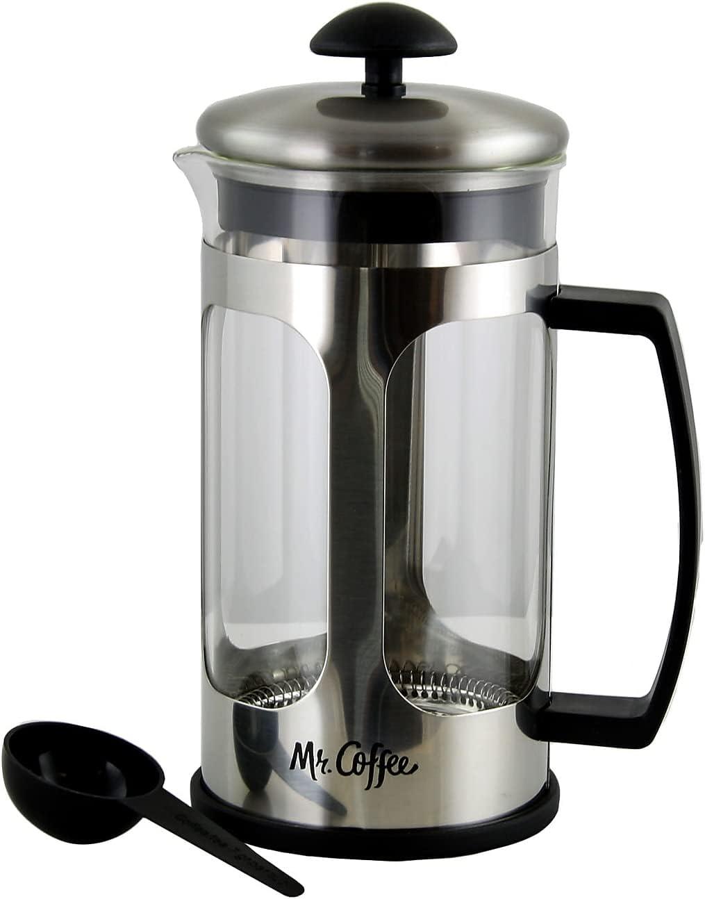 Gibson 4-Cup Mr. Coffee Daily Brew French Press Coffee Maker