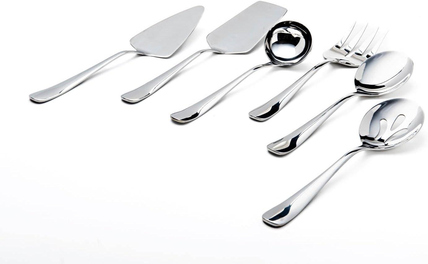 Nicole Miller Nicole Miller 6-Piece Madison Hostess Set Made With Quality Stainless Steel