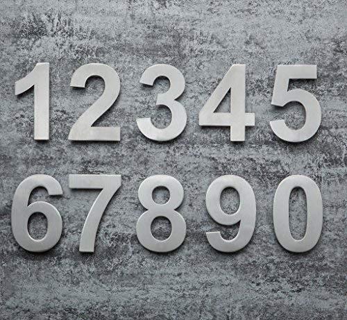 ModernStainlessHardware 6'' H Stainless Steel House Number
