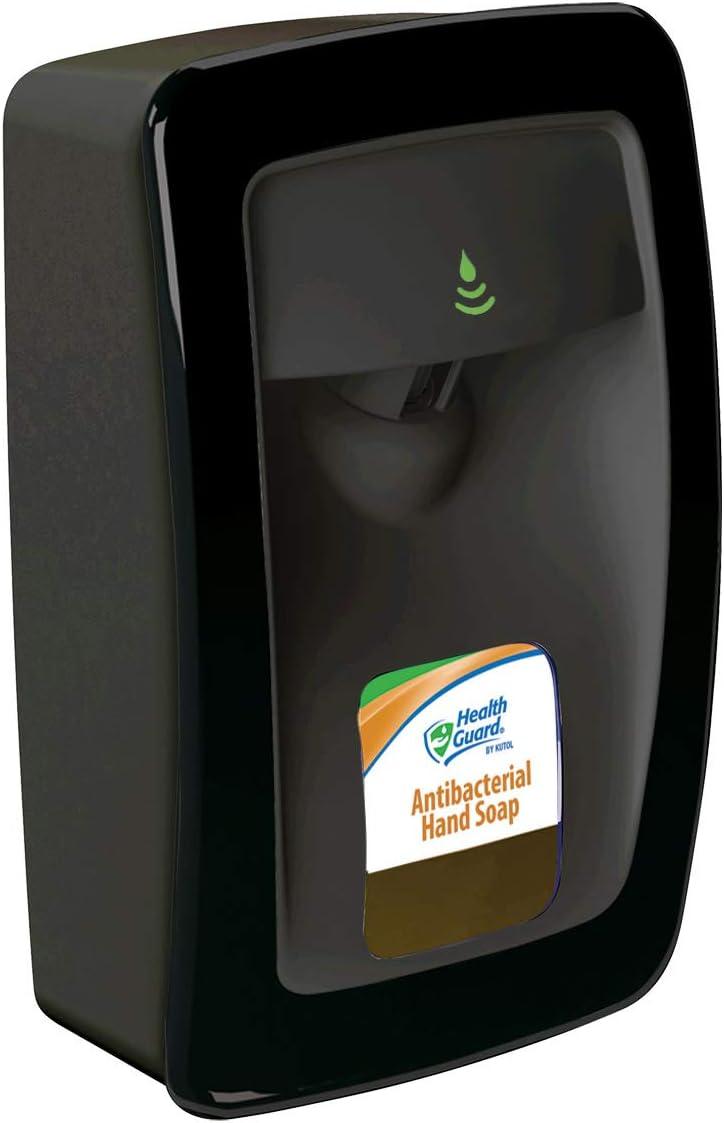 Black Automatic Wall Mount Soap Dispenser with Trim
