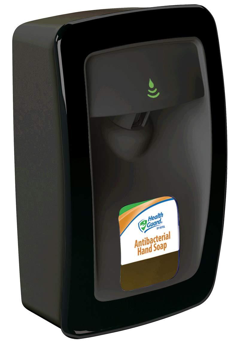 Black Automatic Wall Mount Soap Dispenser with Trim
