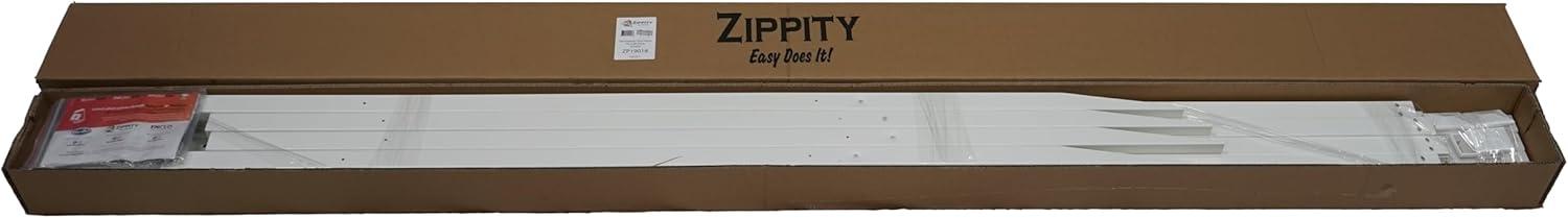 42in H x 92in W (2 Panels) No Dig Zippity Manchester Fence Kit, White Vinyl Picket Fence Panels, Perfect Durable Temporary Outdoor Fence for Backyard, Patio, or Garden, ZP19018