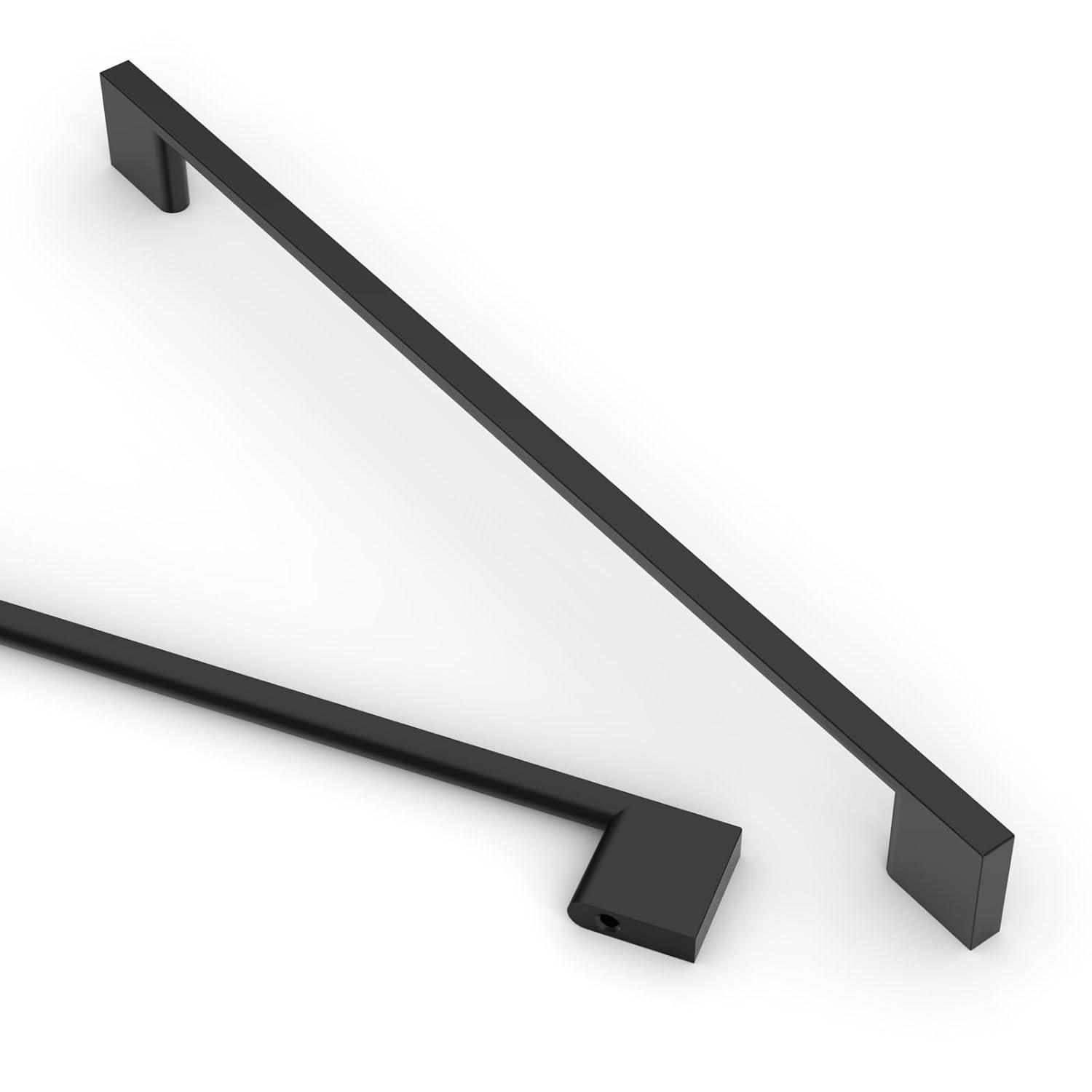 Asidrama 10 Pack 10 Inch(256mm) Matte Black Kitchen Cabinet Handles, Cabinet Pulls Kitchen Cabinet Hardware for Cupboard Drawer Pulls