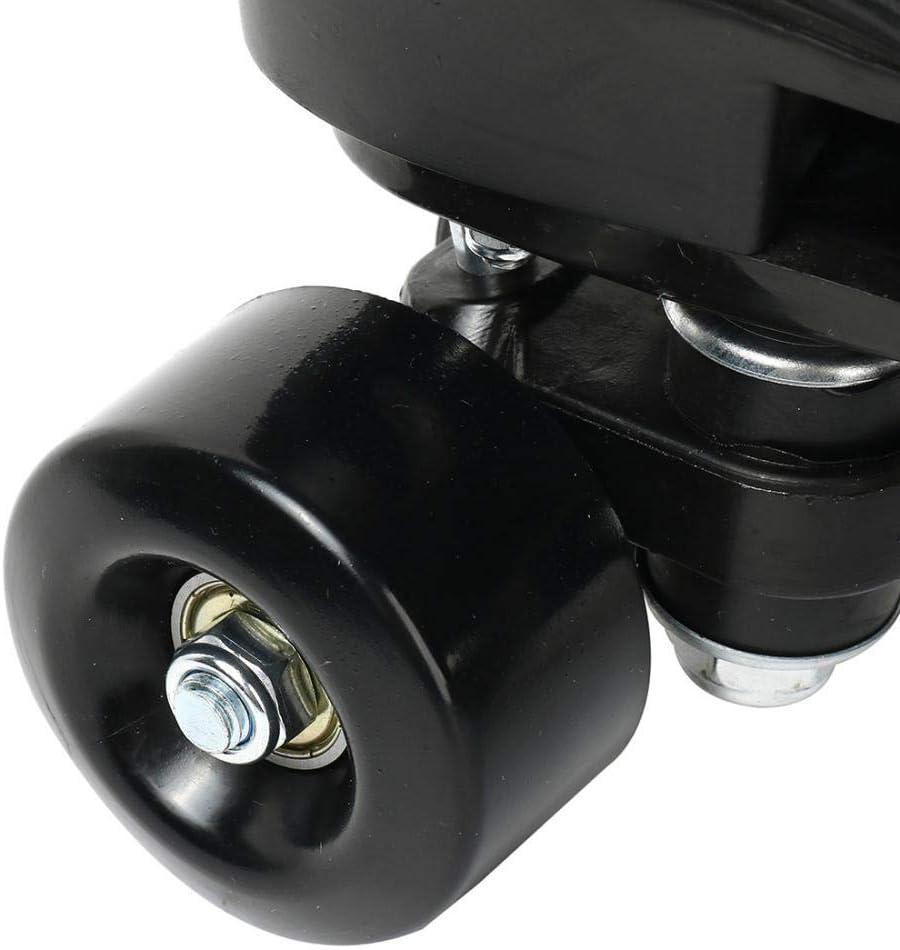 XUDREZ Cowhide Roller Skates for Women and Men High-Top Shoes Double-Row Design,Adjustable Classic Premium Roller Skates