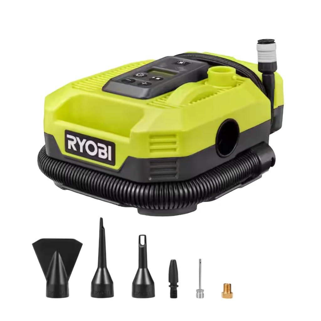 Ryobi 18V ONE+ DUAL FUNCTION DIGITAL Inflator/Deflator, PCL031B