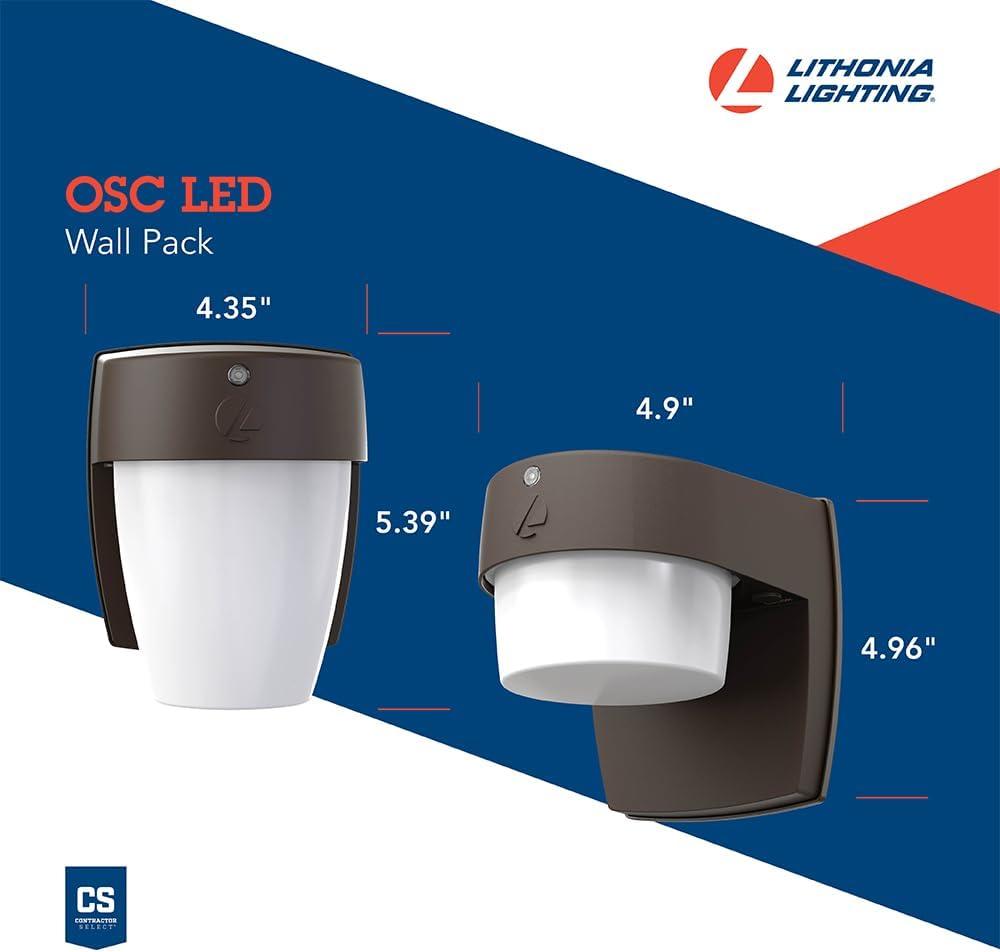 Lithonia Lighting 1 - Head LED Dusk to Dawn Outdoor Security Wall Pack