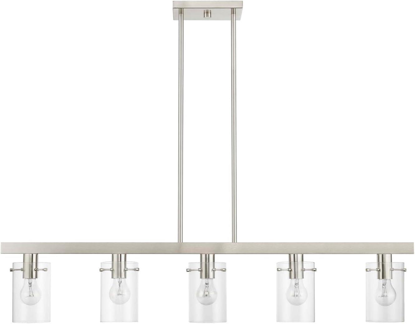 Livex Lighting Munich 5 - Light Chandelier in  Brushed Nickel