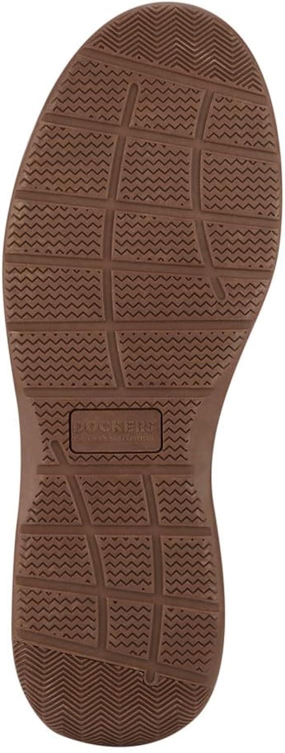 Dockers Mens Beacon Leather Casual Classic Boat Shoe with Stain Defender, Dark Tan, Size 11.5