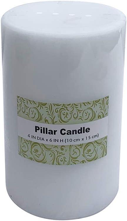 Unscented Pillar Candle