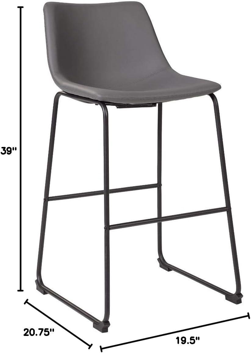Centiar Pub Height Barstool Gray - Signature Design by Ashley