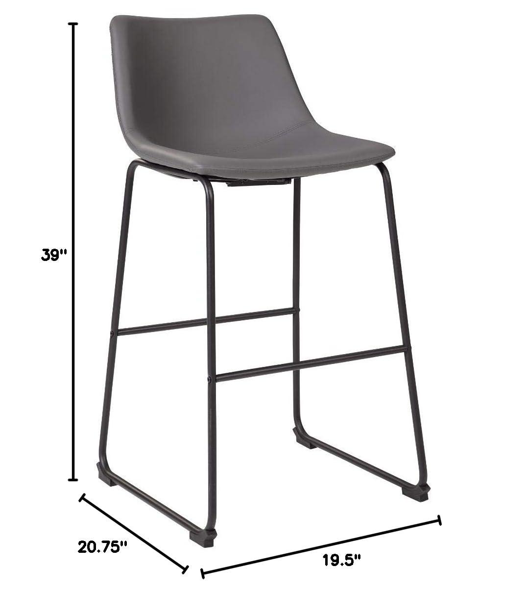 Centiar Pub Height Barstool Gray - Signature Design by Ashley