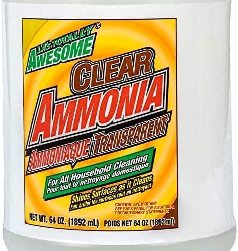 Clear Ammonia Multipurpose Cleaning Solution, 64 oz Bottle