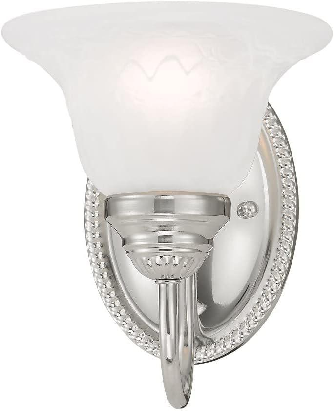 Livex Lighting Edgemont 1 - Light Vanity in  Polished Brass