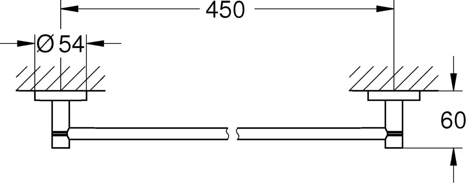 ESSENTIALS 18" Towel Bar