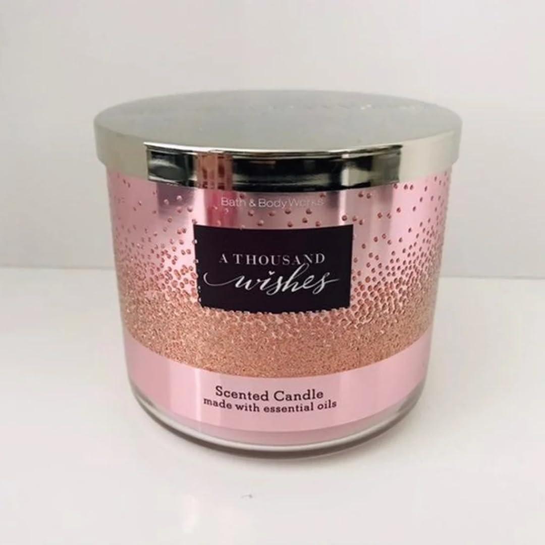 Pink Scented Jar Candle with Decorative Lid