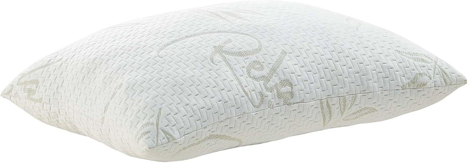 White Shredded Memory Foam Hypoallergenic Pillow