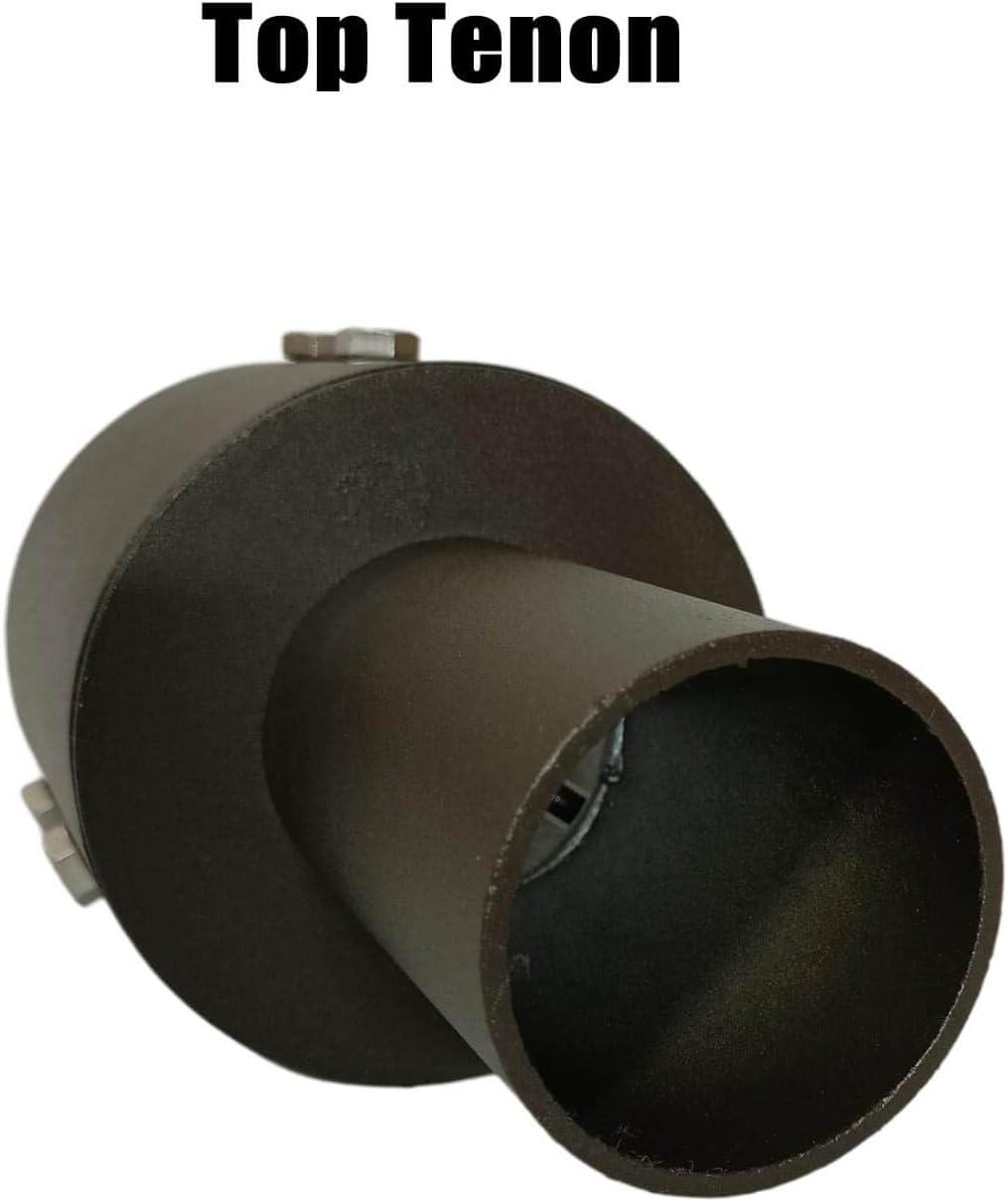 Tenon Adaptor for 4" Round Pole,Pole Adapter for Slip Fit Mount LED Shoebox