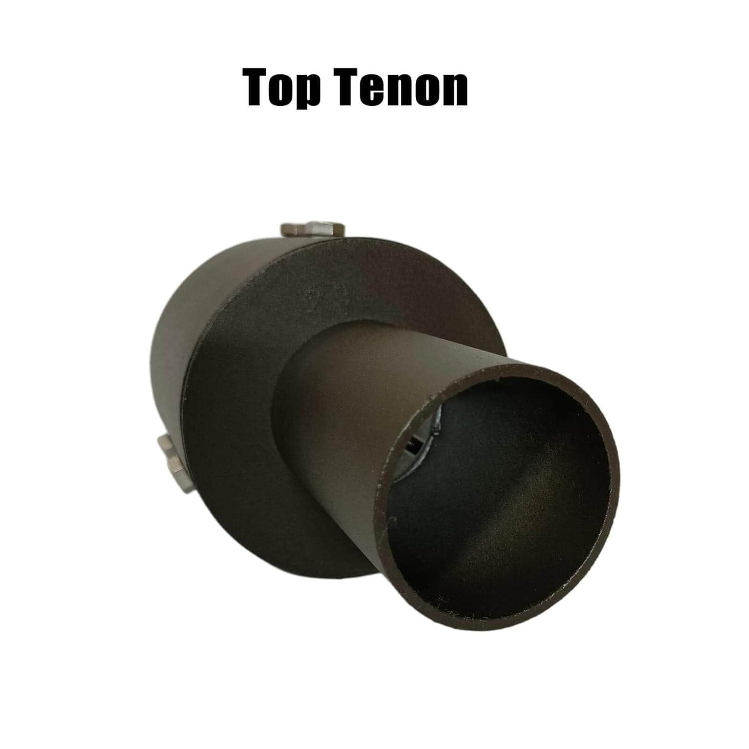 Tenon Adaptor for 4" Round Pole,Pole Adapter for Slip Fit Mount LED Shoebox