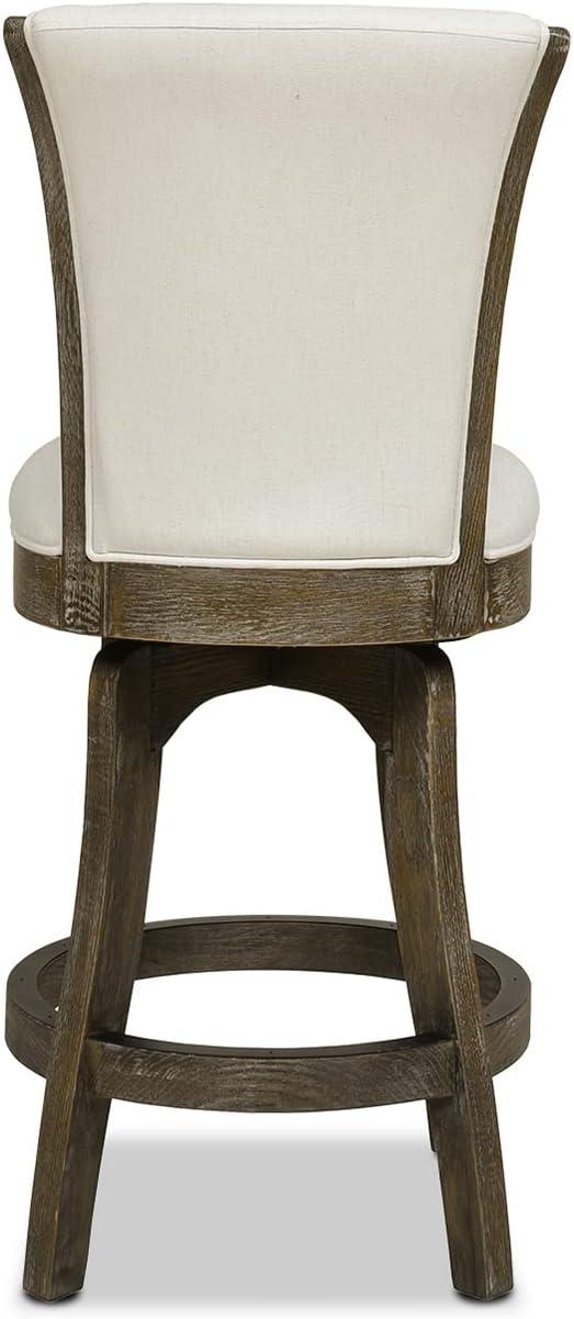 Brainly 27 inches Armless Swivel Counter Height Bar Stool