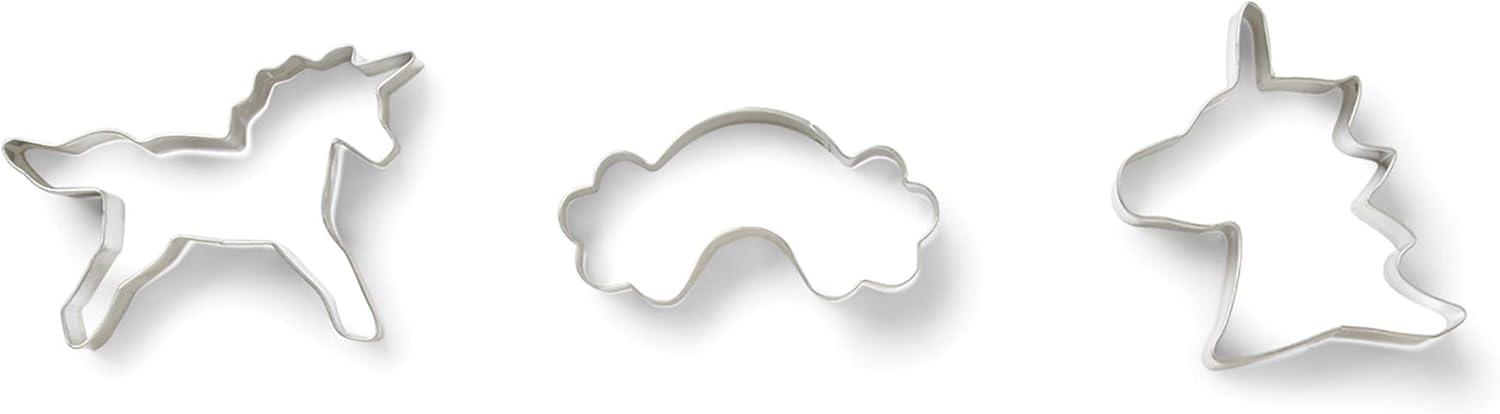 Fox Run Brands Fox Run Brands 3 Piece Non-Stick Unicorn Cookie Cutter Set