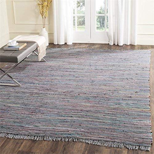 Rag Rug RAR121 Hand Woven Indoor Accent Rug - 2'6"x4' - Black - Safavieh