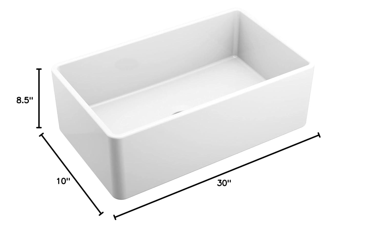 FC301810 Moen Fireclay 30" L X 18" W Farmhouse Kitchen Sink