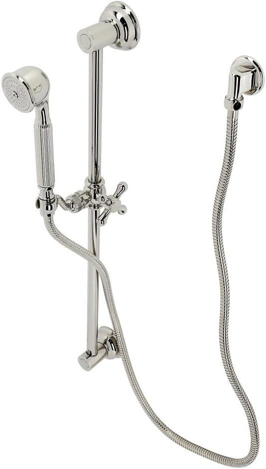 Polished Nickel Adjustable Multi-head Handheld Shower Combo