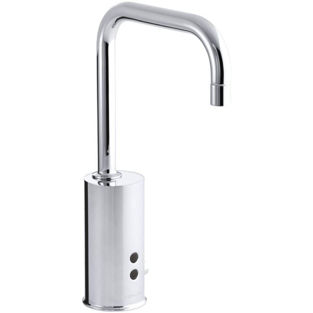 Gooseneck Single-Hole Touchless Dc-Powered Commercial Faucet with Insight Technology