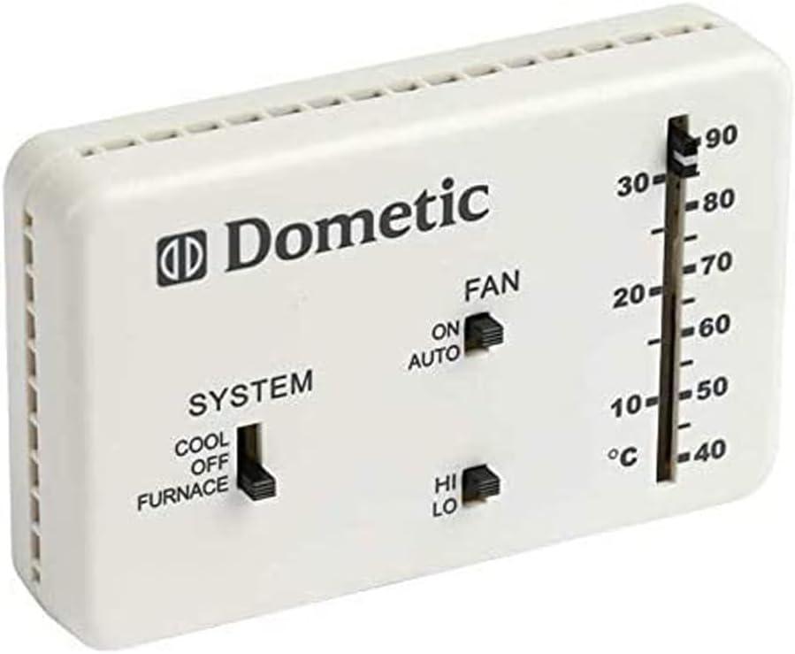 Dometic 3106995.032 OEM Thermostat 6-Wire Analog Control Heat & Cool | Replacement for The Duo-Therm 3106995.032 Thermostat.