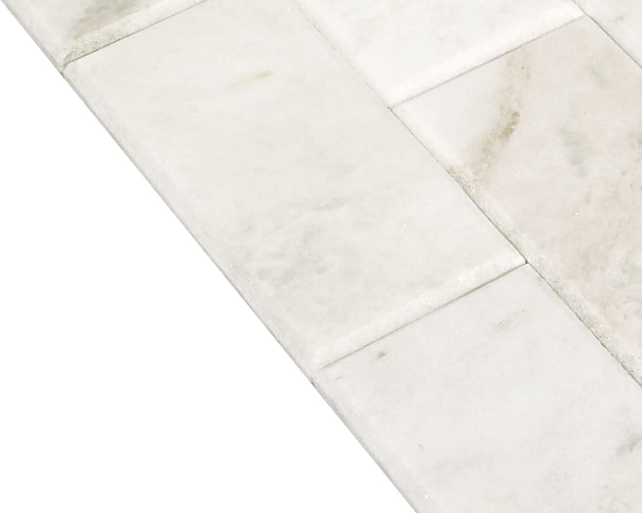 Daltile Simply Stick Mosaix 4'' W x 2'' L Natural Stone Peel and Stick Mosaic Tile