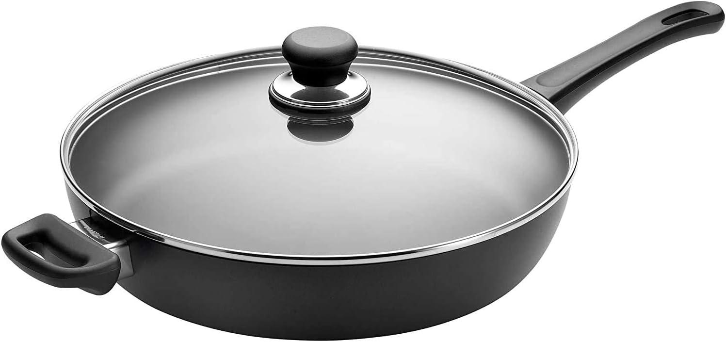 Scanpan Classic Non Stick Aluminum Saute Pan with Lid