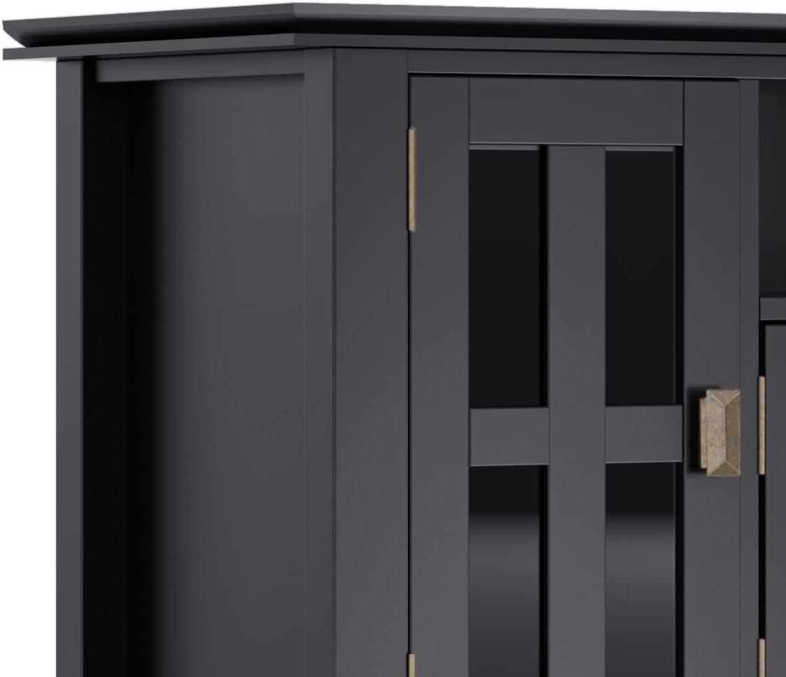 Simpli Home Artisan SOLID WOOD 72 inch TV Media Stand