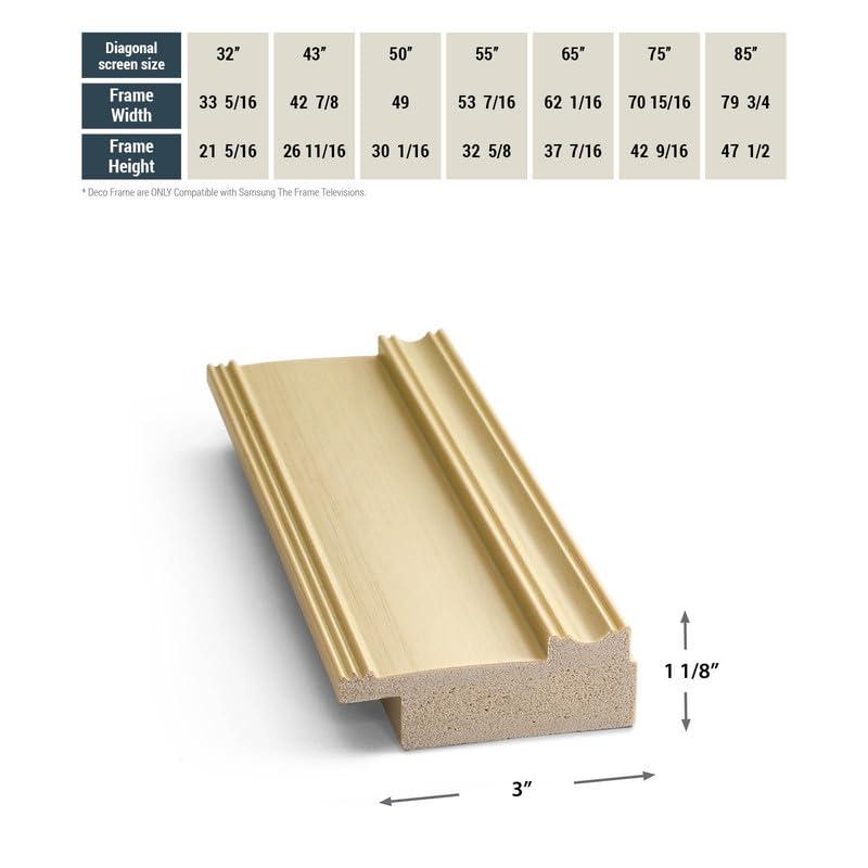 Deco TV Frames Deco TV Frame for Samsung Frame TV and Frame Pro