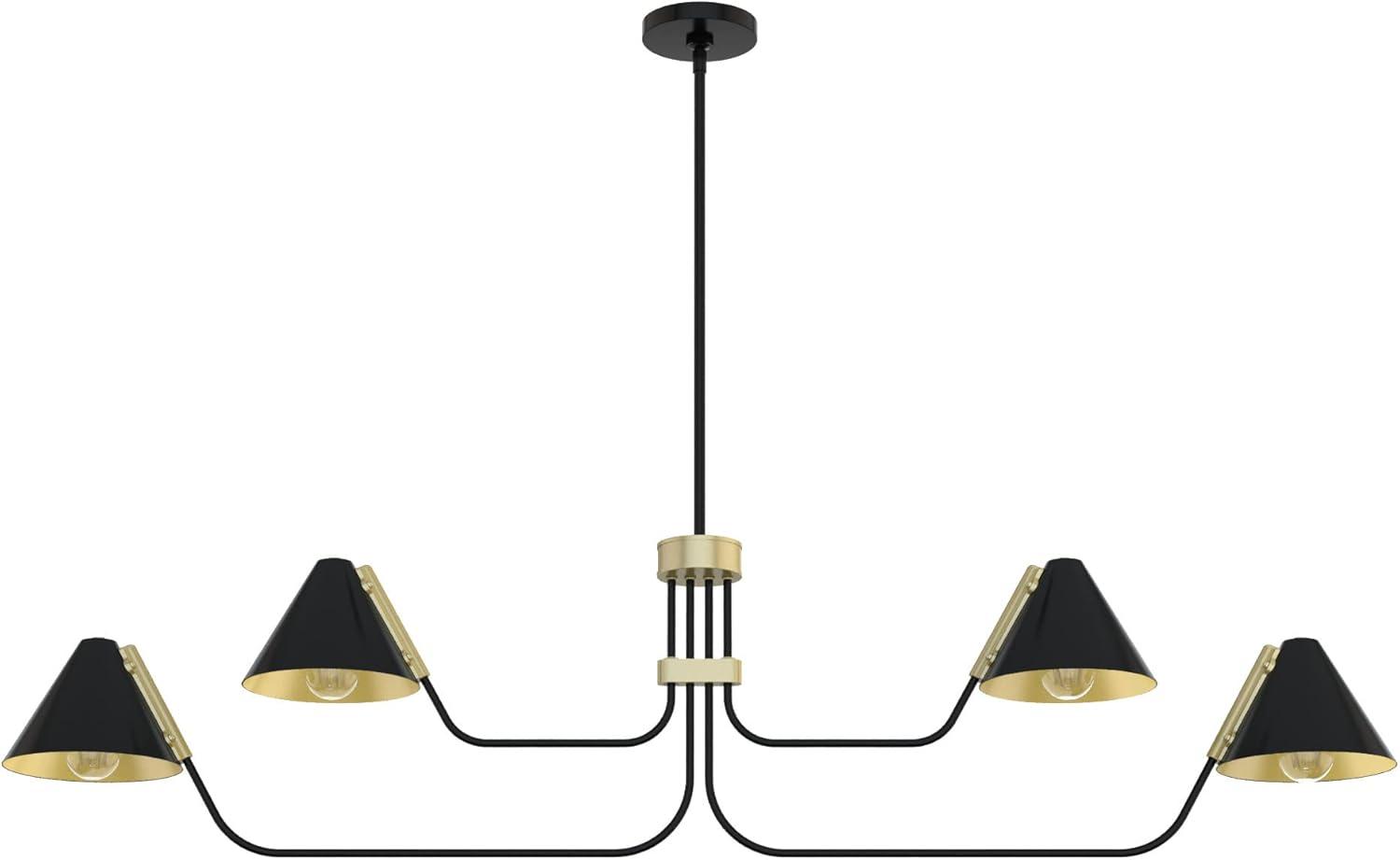 4-Light Grove Isle Chandelier - Hunter Fan