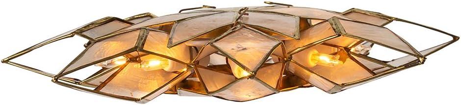 Kurt Adler 10-Light Capiz Clear Star Treetop