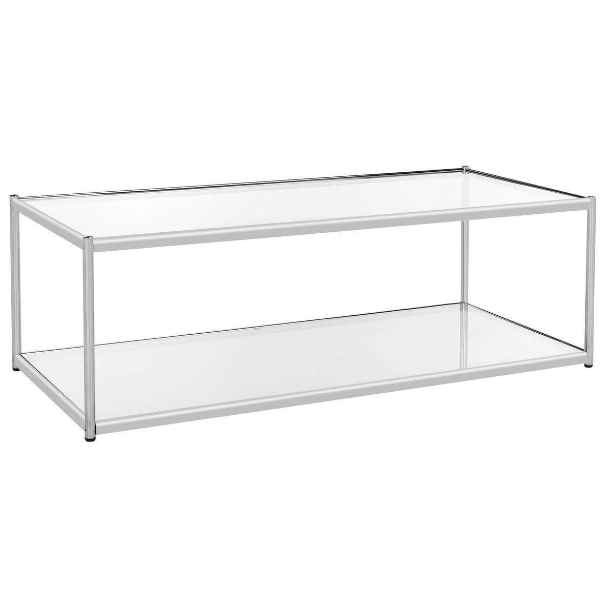 Zola Coffee Table - Chrome - Safavieh