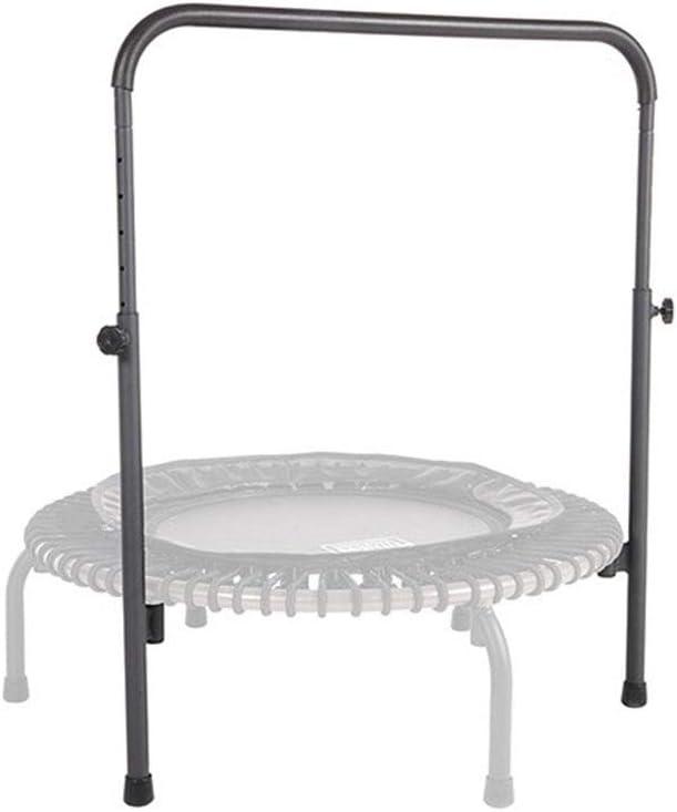 JumpSport 220 In Home Cardio Fitness Rebounder - Mini Trampoline with Handle Bar Accessory, Premium Bungees and Workout DVD
